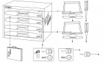 USAG 5000 E1 Type B Storage Organiser Spare Parts